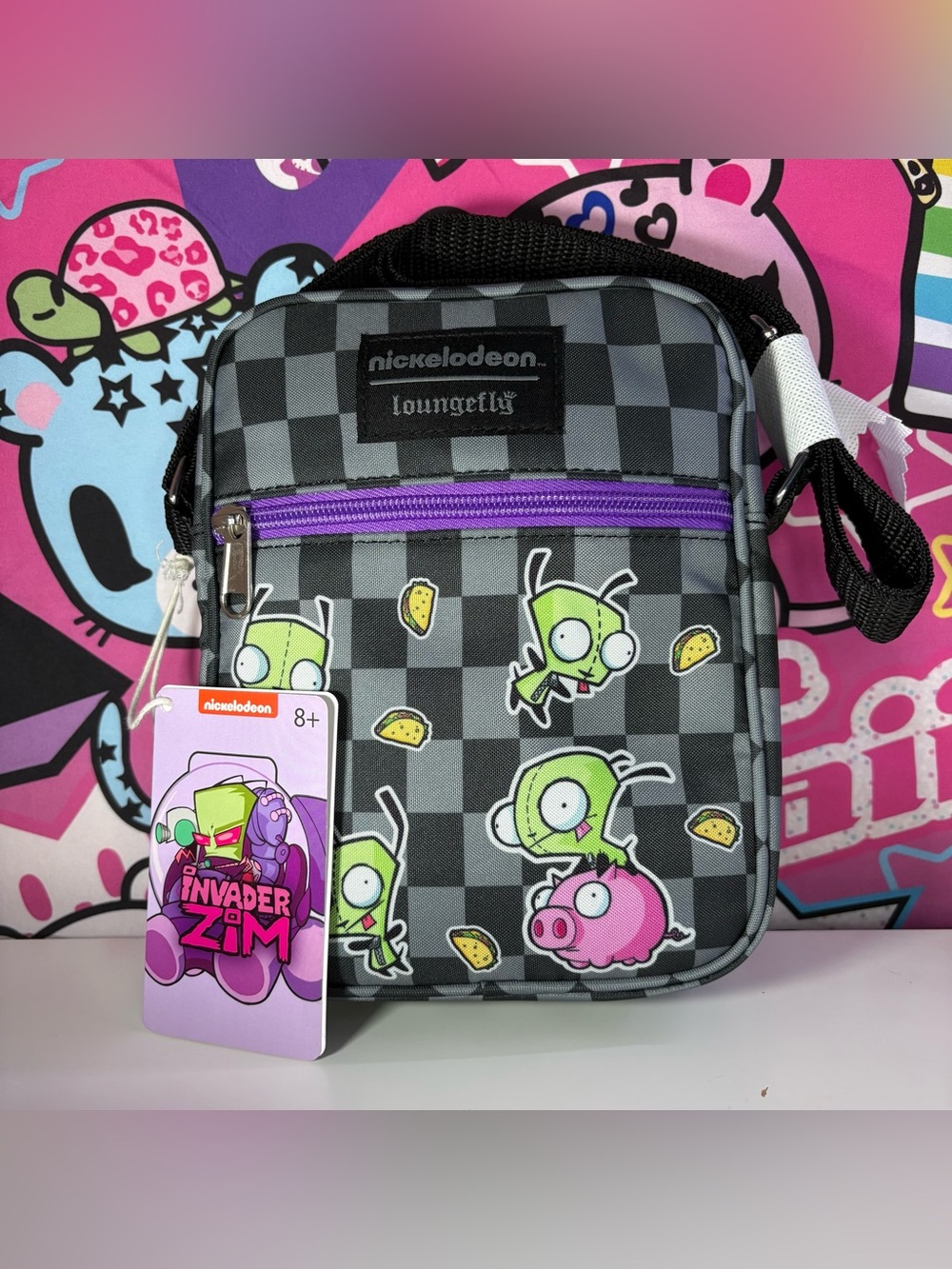 Invader Zim Loungefly Crossbody Bag